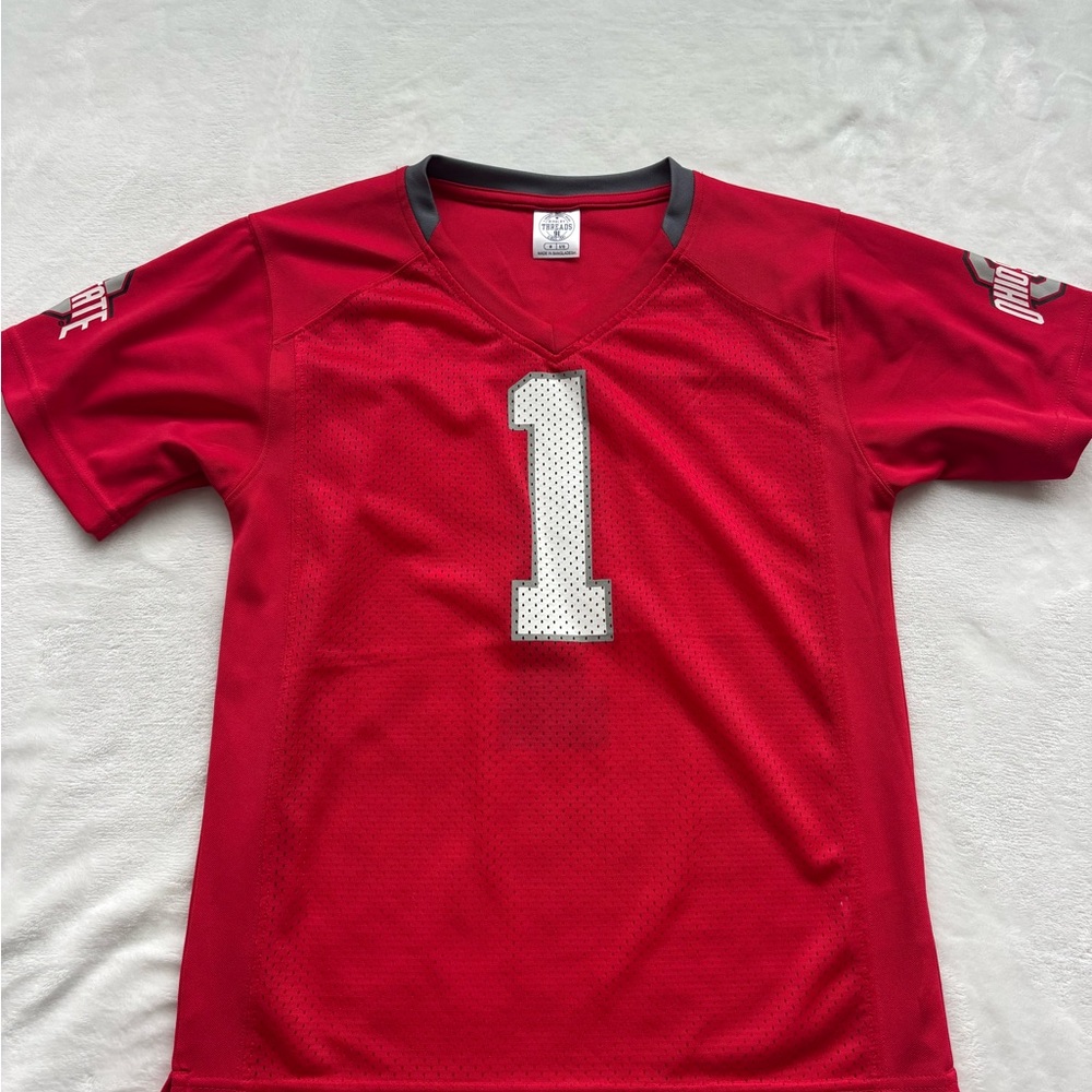Ohio State Rivalry Threads Red and Gray Jersey